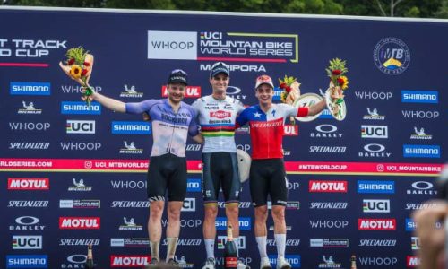 Sam Gaze arrancó la temporada de la Copa del Mundo XCC 2024 en Mairiporã